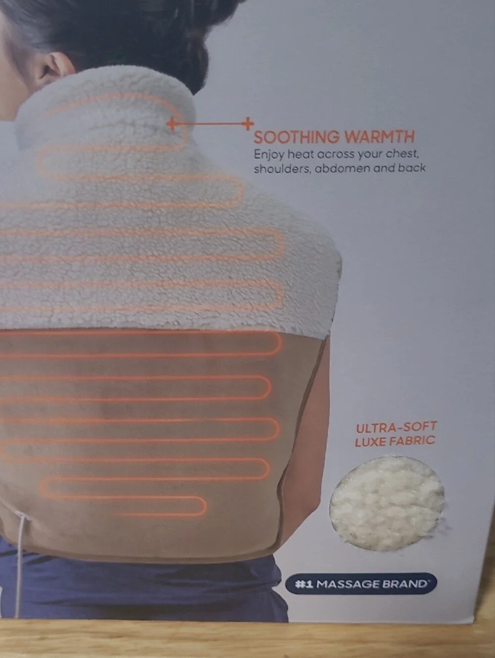 Sharper Image Heated Weighted Comfort Vest Luxe - Beige